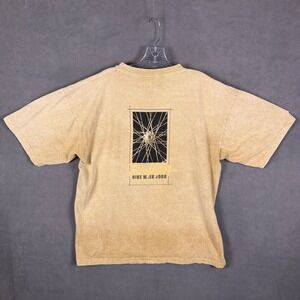 Y2K 2008 Mens T-Shirt L Daytona Bike Week Harley Davidson Single Stitch Beige